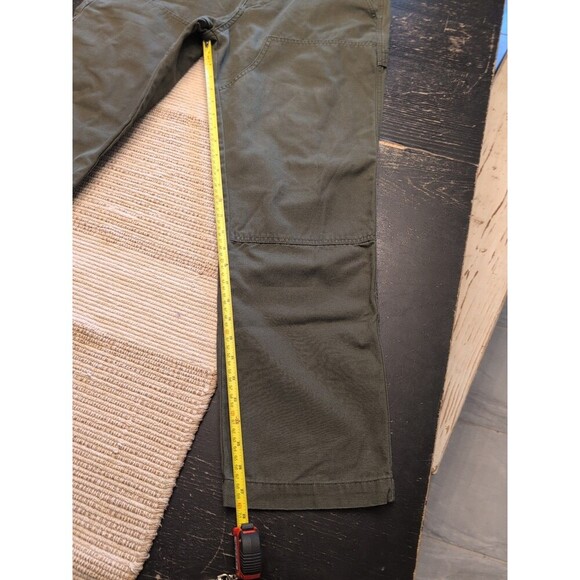 Vintage Y2K GAP Carpenter Pants Men's 32x30 Army Green Skate Surf Utility - Picture 5 of 13